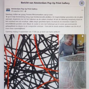 POP UP print galerie, tekst en uitleg