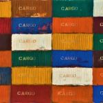 Cargo VI, acryl op linnen, 80 cm x 200 cm,  2015